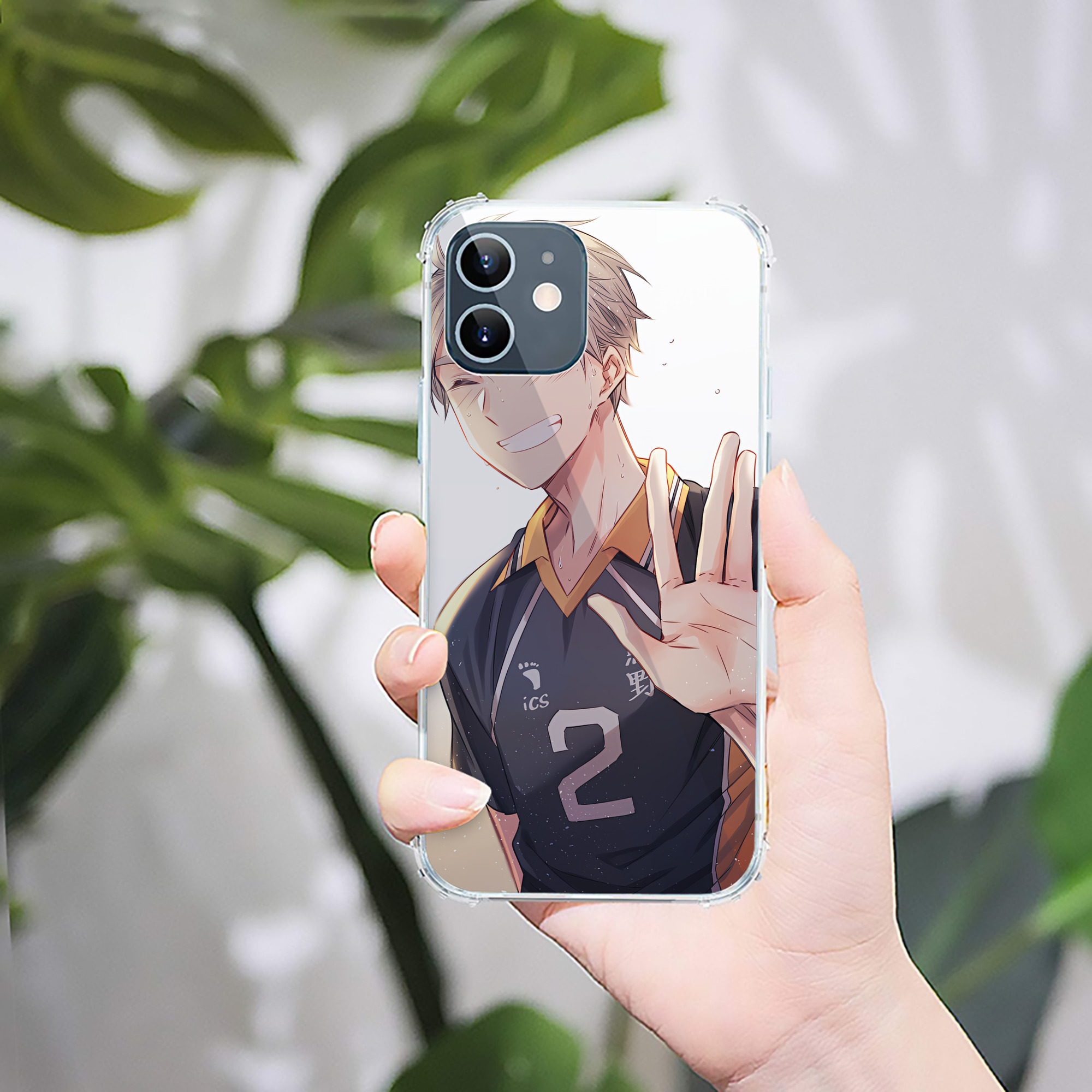 （画像用） ハイキュー!! Haikyu!! 【iPhone 12シリーズ対応】透明スマホケース（クリアソフトケース）